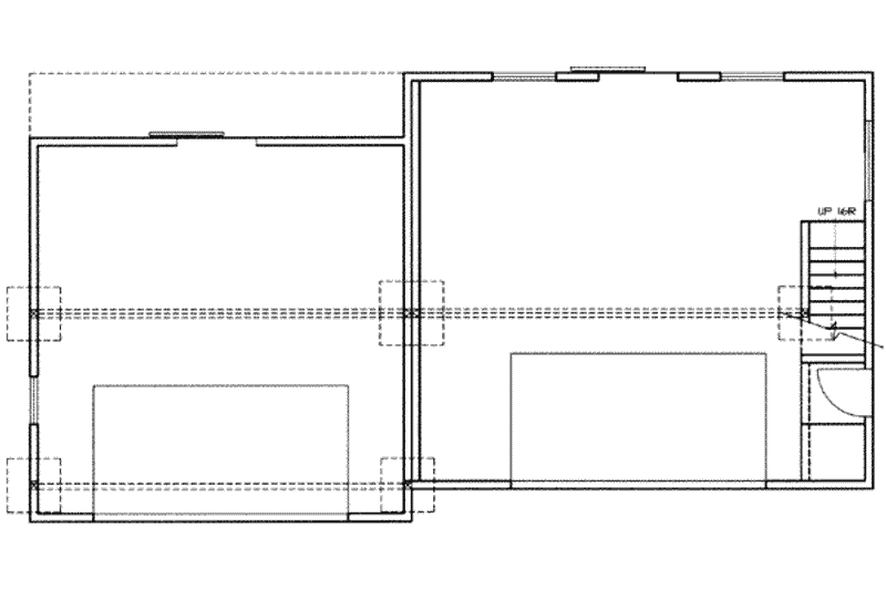 Home Plan - Floor Plan - Main Floor for Traditional House Plan #117-478 - 3 bed, 2 bath