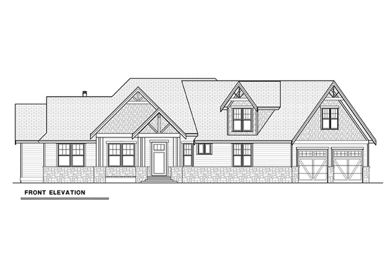 Dream House Plan - Exterior - Front Elevation 6 for Craftsman House Plan #1070-15 - 3 bed, 2.5 bath
