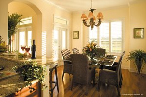 Interior - Dining Room for Mediterranean House Plan #930-16 - 3 bed, 3.5 bath