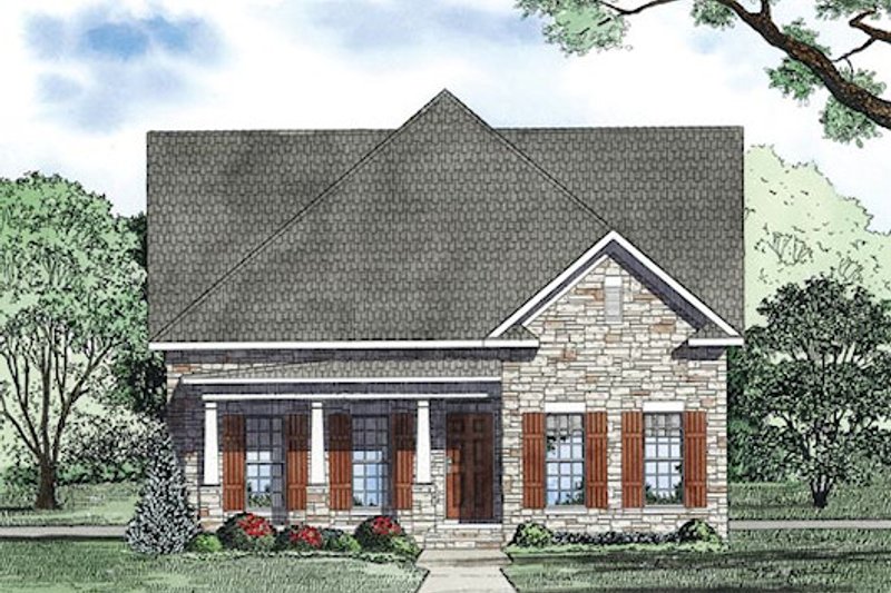 Home Plan - Exterior - Other Elevation 1 for Traditional House Plan #17-2424 - 2 bed, 2 bath