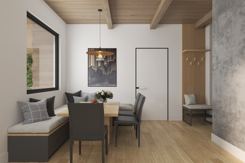 House Design - Interior - Dining Room for Barndominium House Plan #1070-221 - 1 bed, 1.5 bath