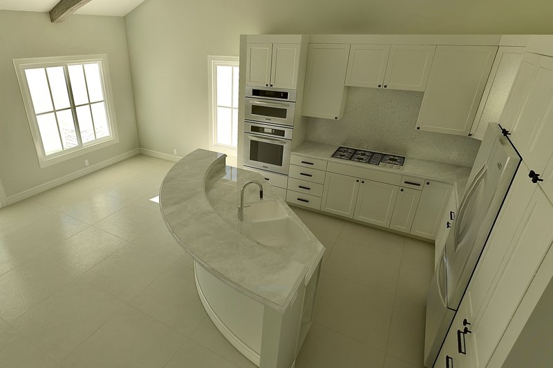 House Design - Interior - Kitchen 2 for Ranch House Plan #489-12 - 3 bed, 2 bath