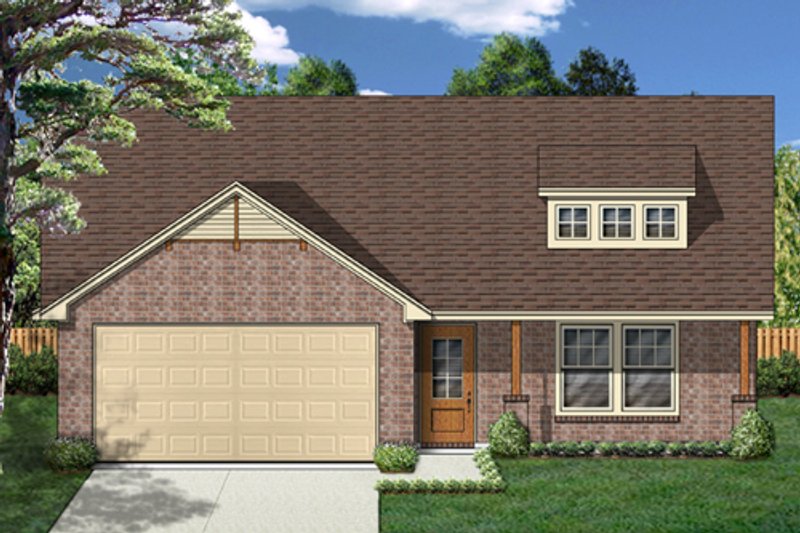 Dream House Plan - Cottage Exterior - Front Elevation Plan #84-518