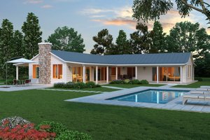 modern farmhouse plan