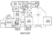 Mediterranean Style House Plan - 5 Beds 7.5 Baths 8756 Sq/Ft Plan #458-22 