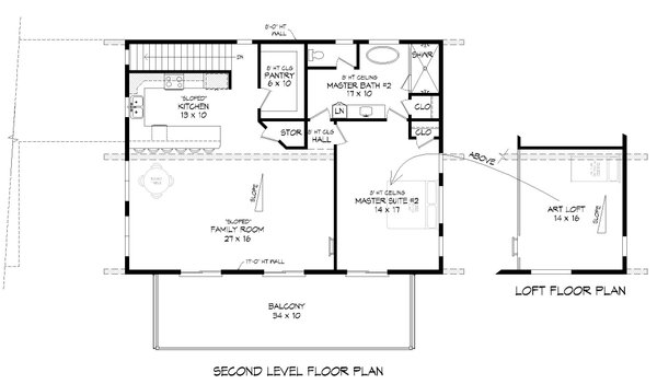 Modern Style House Plan - 2 Beds 2.5 Baths 2979 Sq/Ft Plan #932-917 ...