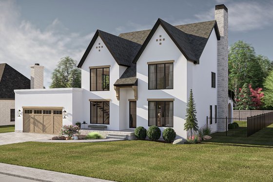 Exterior - Other Elevation 1 for Cottage House Plan #455-487 - 4 bed, 3 bath