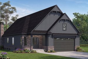 Exterior - Front Elevation for Craftsman House Plan #1057-49 - 3 bed, 3 bath