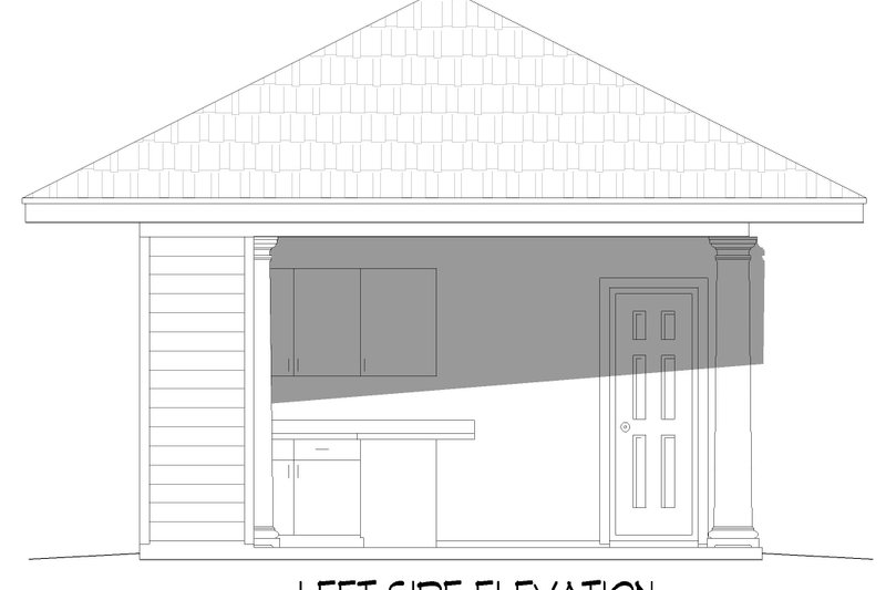 Dream House Plan - Exterior - Other Elevation for Traditional House Plan #932-315, 1 bath