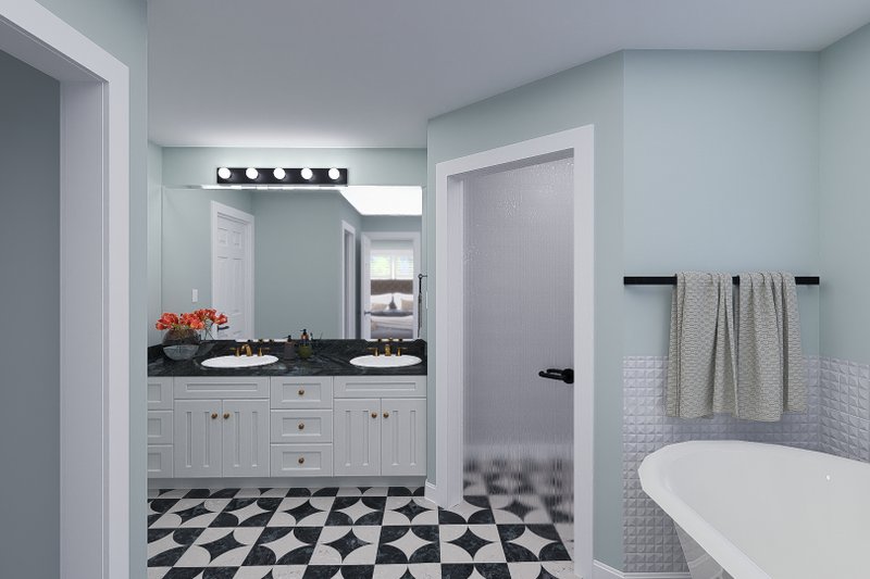House Design - Interior - Master Bathroom for Farmhouse House Plan #1060-262 - 4 bed, 2.5 bath