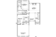 European Style House Plan - 3 Beds 2.5 Baths 2002 Sq/Ft Plan #81-227 