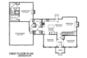 Colonial Style House Plan - 4 Beds 2.5 Baths 2480 Sq/Ft Plan #446-1 