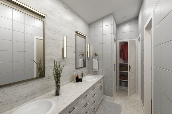 Interior - Master Bathroom for Contemporary House Plan #45-621 - 3 bed, 2 bath