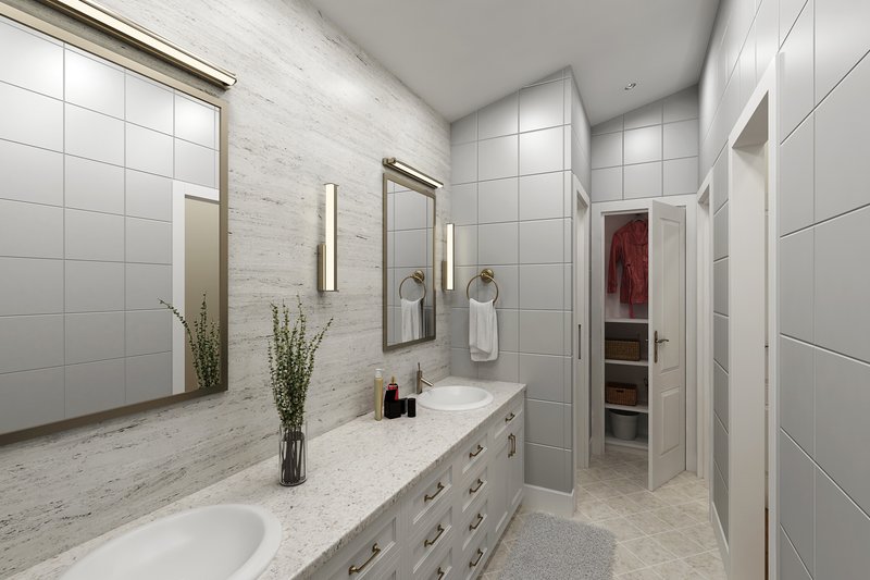 Dream House Plan - Interior - Master Bathroom for Contemporary House Plan #45-621 - 3 bed, 2 bath