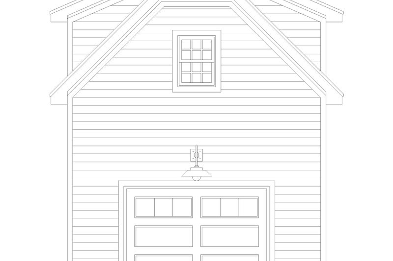 Architectural House Design - Exterior - Front Elevation 3 for Country House Plan #932-1280, 0 bath