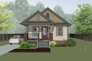 Craftsman Exterior - Front Elevation Plan #79-101