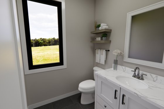 Interior - Bathroom 2 for Modern House Plan #51-1281 - 5 bed, 3.5 bath