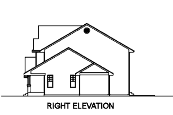 Exterior - Other Elevation for Traditional House Plan #78-130 - 4 bed, 2.5 bath