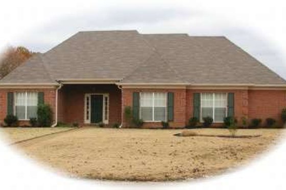 Exterior - Front Elevation for Traditional House Plan #81-919 - 3 bed, 2 bath