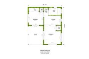 Cabin Style House Plan - 1 Beds 1 Baths 491 Sq/Ft Plan #1106-115 Floor 