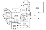 Country Style House Plan - 4 Beds 4.5 Baths 5078 Sq/Ft Plan #411-198 
