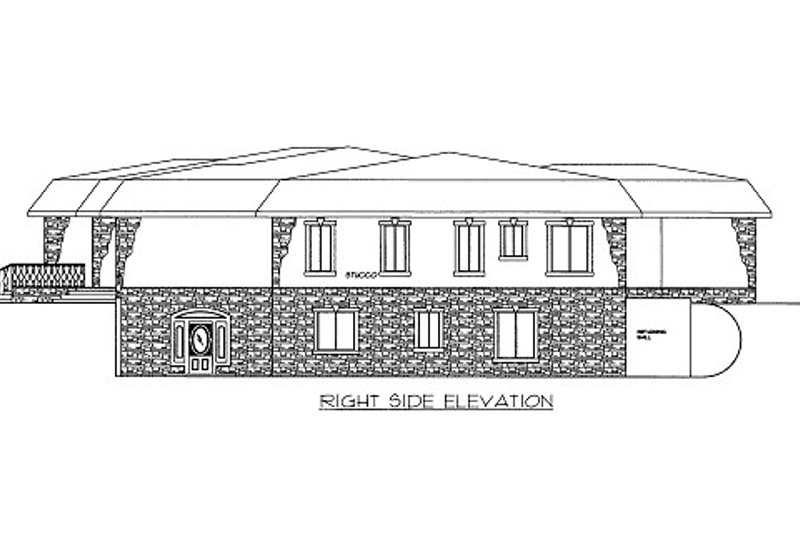 Architectural House Design - Exterior - Other Elevation for Modern House Plan #117-631 - 5 bed, 4.5 bath