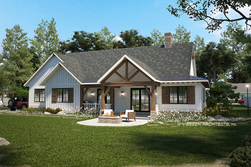 Farmhouse Style House Plan - 4 Beds 3 Baths 2252 Sq/Ft Plan #928-356 ...