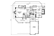 Craftsman Style House Plan - 2 Beds 2 Baths 2100 Sq/Ft Plan #57-321 