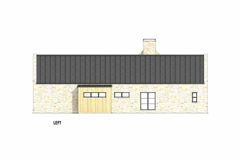 House Plan Design - Exterior - Other Elevation 1 for Modern House Plan #1096-24 - 4 bed, 4.5 bath