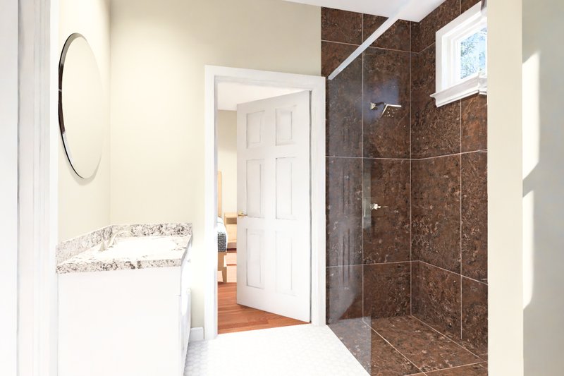 Architectural House Design - Interior - Master Bathroom 2 for Modern House Plan #513-2463 - 3 bed, 2.5 bath