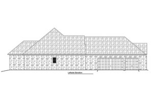 Exterior - Other Elevation for Southern House Plan #1081-28 - 4 bed, 3 bath
