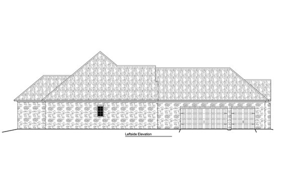 Exterior - Other Elevation for Southern House Plan #1081-28 - 4 bed, 3 bath