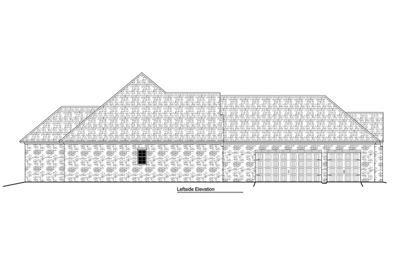 Dream House Plan - Exterior - Other Elevation for Southern House Plan #1081-28 - 4 bed, 3 bath