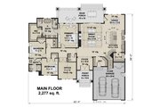 Farmhouse Style House Plan - 3 Beds 2.5 Baths 2277 Sq/Ft Plan #51-1230 Floor 
