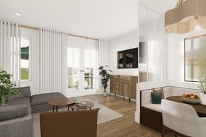 Interior - Family Room 1 for Farmhouse House Plan #23-2396 - 4 bed, 2 bath