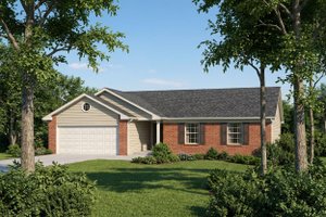 Home Plan - Ranch Exterior - Front Elevation Plan #22-103