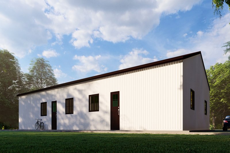 House Design - Exterior - Other Elevation 5 for Barndominium House Plan #1107-10 - 4 bed, 2 bath