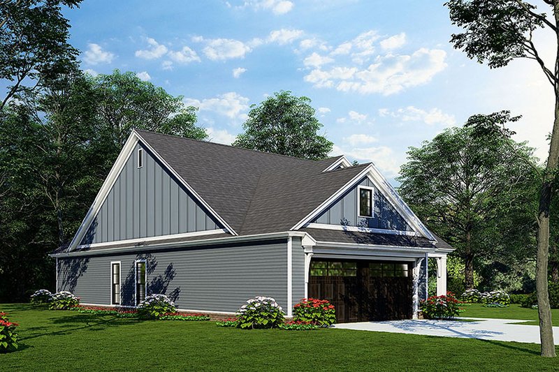 Architectural House Design - Exterior - Other Elevation 1 for Craftsman House Plan #923-249 - 3 bed, 2 bath