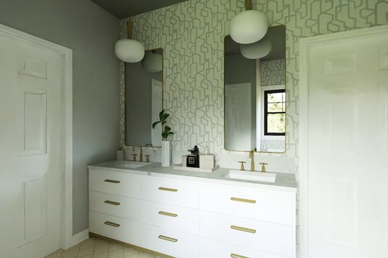 Interior - Master Bathroom for Barndominium House Plan #1064-456 - 2 bed, 2 bath