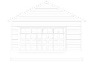 Exterior - Front Elevation 4 for Traditional House Plan #1060-125, 0 bath