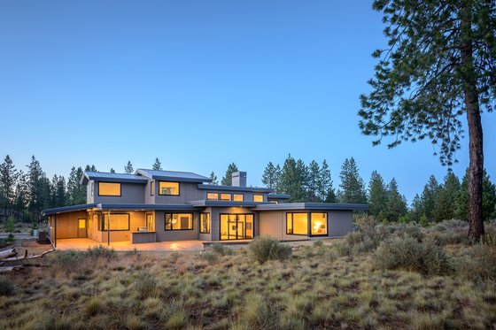 Exterior - Front Elevation 4 for Contemporary House Plan #892-10 - 4 bed, 3.5 bath