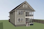 Craftsman Style House Plan - 4 Beds 3 Baths 2132 Sq/Ft Plan #79-358 