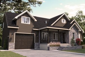 Country Exterior - Front Elevation Plan #23-2802