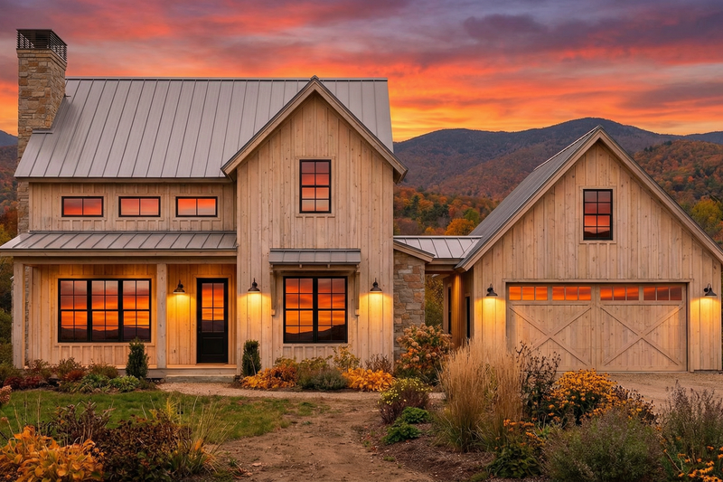 House Design - Farmhouse Exterior - Front Elevation Plan #1096-155