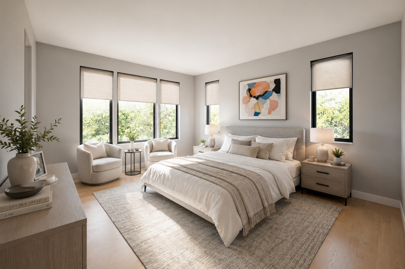 Home Plan - Interior - Master Bedroom for Contemporary House Plan #48-1232 - 4 bed, 3.5 bath