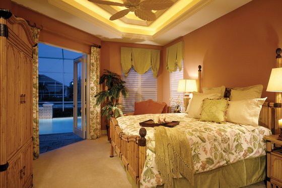 Interior - Master Bedroom for Mediterranean House Plan #930-14 - 4 bed, 3 bath