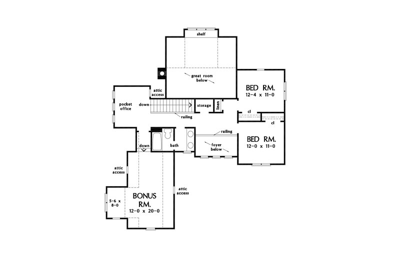 Farmhouse Style House Plan - 3 Beds 2.5 Baths 2293 Sq/Ft Plan #929-1115 ...