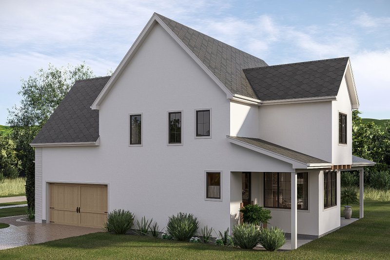 House Blueprint - Exterior - Other Elevation for Cottage House Plan #455-819 - 4 bed, 3.5 bath