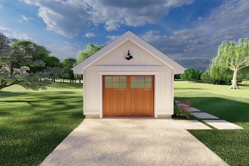 Dream House Plan - Exterior - Front Elevation 4 for Farmhouse House Plan #126-301, 0 bath
