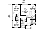 Contemporary Style House Plan - 2 Beds 1 Baths 1236 Sq/Ft Plan #25-4334 